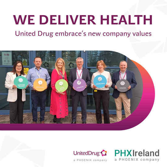 United Drug Embraces New Values: PHX Ireland